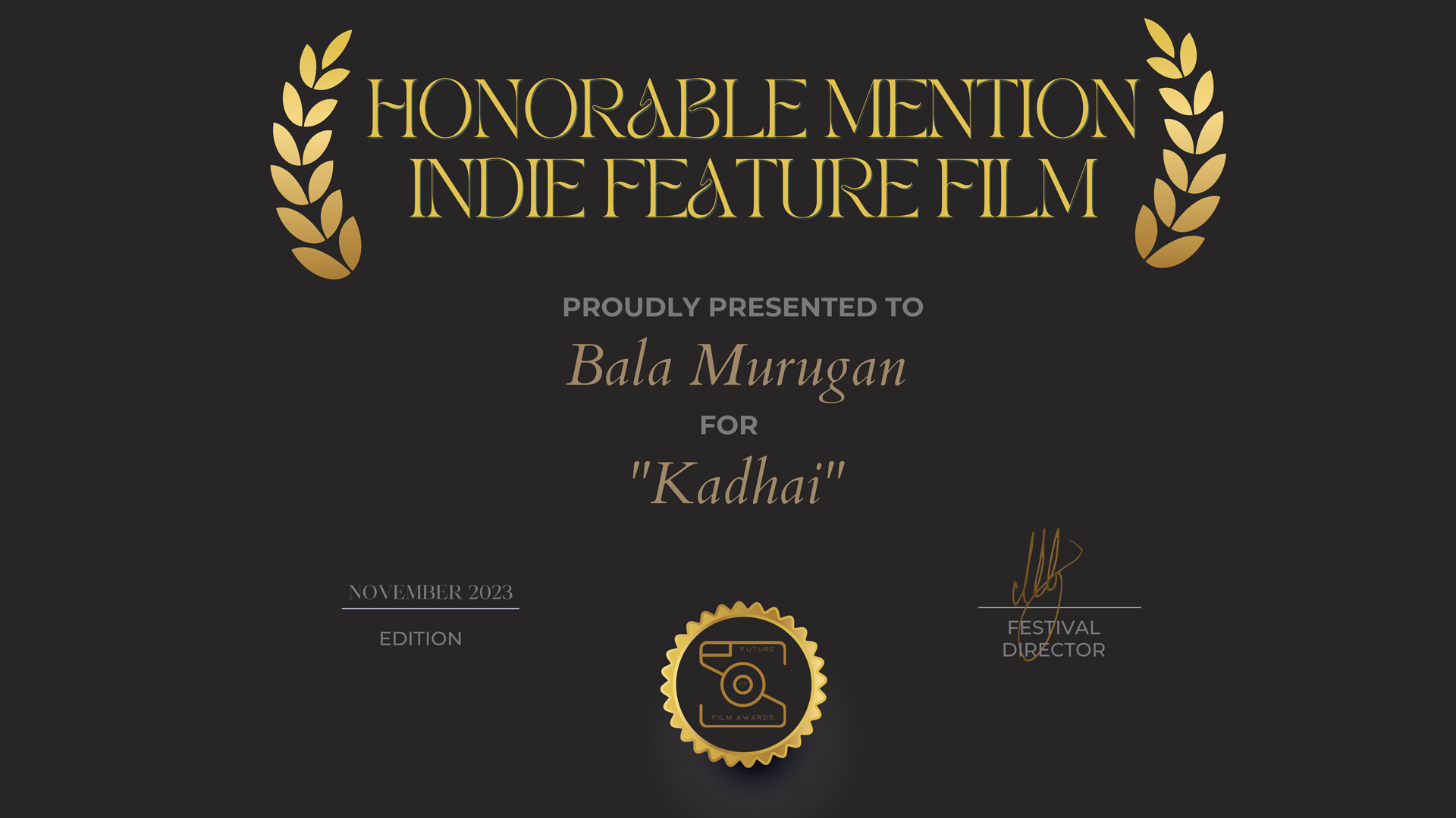Tamil Indie feature film KADHAI